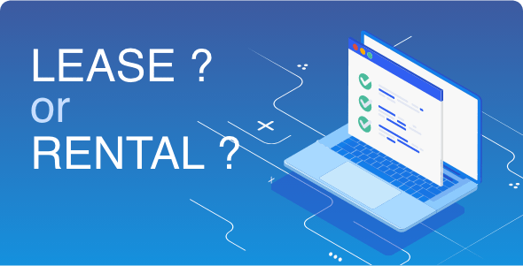 リースとレンタルと購入の違い
